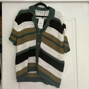 Zara sweater top XL NWT